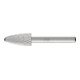 PFERD TOOLS HSS Frässtift Baumform H Ø 12x25 mm Schaft-Ø 6 mm Z 3 universal mittel fein Spanbrecher