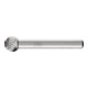 PFERD TOOLS HSS Frässtift Kugelform F Ø 10x09 mm Schaft-Ø 6 mm Z 3 universal mittel fein Spanbrecher-1