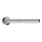 PFERD TOOLS HSS Frässtift Kugelform F Ø 12x10mm Schaft-Ø 6 mm Z 1 universal grob