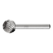 PFERD TOOLS HSS Frässtift Kugelform F Ø 16x14 mm Schaft-Ø 6 mm Z 2 universal mittel Spanbrecher