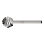 PFERD TOOLS HSS Frässtift Kugelform F Ø 16x14 mm Schaft-Ø 6 mm Z 3 universal mittel fein Spanbrecher