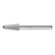 PFERD TOOLS HSS Frässtift Rundkegelform L Ø 10x20mm Schaft-Ø 6 mm Z 3 universal mittel fein Spanbrecher-1