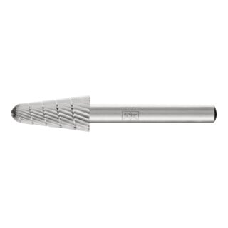 PFERD TOOLS HSS Frässtift Rundkegelform L Ø 12x25 mm Schaft-Ø 6 mm Z 3 universal mittel fein Spanbrecher