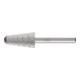 PFERD TOOLS HSS Frässtift Rundkegelform L Ø 16x30mm Schaft-Ø 6 mm Z 3 universal mittel fein Spanbrecher-1