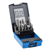 PFERD TOOLS HSS Frässtift Set 82 10-tlg. Zahnung 3 Ø 16/12/10mm Schaft-Ø 6mm universal mittel fein