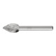 PFERD TOOLS HSS Frässtift Sonderform Ø 12x18 mm Schaft-Ø 6 mm Z 3 universal mittel fein Spanbrecher-1