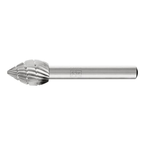 PFERD TOOLS HSS Frässtift Sonderform Ø 12x18 mm Schaft-Ø 6 mm Z 3 universal mittel fein Spanbrecher