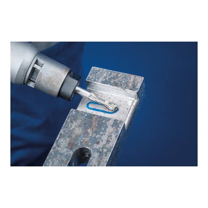 PFERD TOOLS HSS Frässtift Sonderform Ø 06x20mm Schaft-Ø 6 mm Z 3 universal mittel fein Spanbrecher