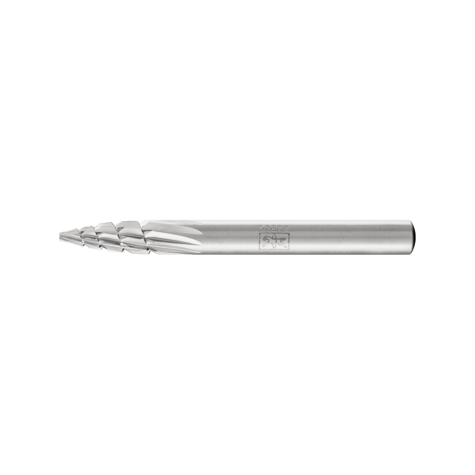 PFERD TOOLS HSS Frässtift Spitzbogenform K Ø 06x18 mm Schaft-Ø 6 mm Z 2 universal mittel Spanbrecher