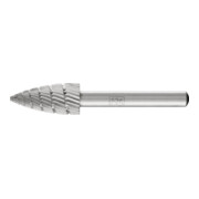 PFERD TOOLS HSS Frässtift Spitzbogenform K Ø 12x25 mm Schaft-Ø 6 mm Z 3 universal mittel fein Spanbrecher