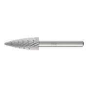 PFERD TOOLS HSS Frässtift Spitzbogenform K Ø 12x30mm Schaft-Ø 6 mm Z 3 universal mittel fein Spanbrecher
