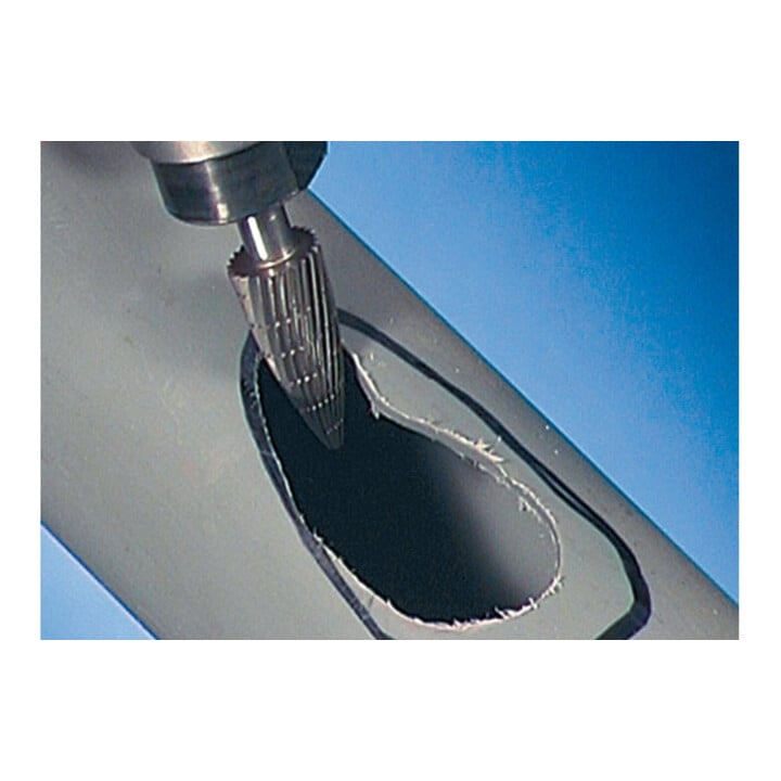 PFERD TOOLS HSS Frässtift Spitzbogenform K Ø 12x30mm Schaft-Ø 6 mm Z 3 universal mittel fein Spanbrecher
