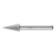 PFERD TOOLS HSS Frässtift Spitzkegelform G Ø 10x20mm Schaft-Ø 6 mm Z 3 universal mittel fein Spanbrecher-1