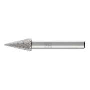 PFERD TOOLS HSS Frässtift Spitzkegelform G Ø 10x20mm Schaft-Ø 6 mm Z 3 universal mittel fein Spanbrecher