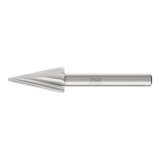 PFERD TOOLS HSS Frässtift Spitzkegelform G Ø 12x25 mm Schaft-Ø 6 mm Z 1 universal grob