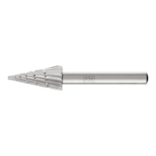 PFERD TOOLS HSS Frässtift Spitzkegelform G Ø 12x25 mm Schaft-Ø 6 mm Z 2 universal mittel Spanbrecher