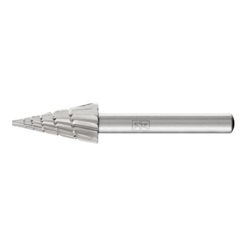 PFERD TOOLS HSS Frässtift Spitzkegelform G Ø 12x25 mm Schaft-Ø 6 mm Z 2 universal mittel Spanbrecher