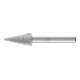 PFERD TOOLS HSS Frässtift Spitzkegelform G Ø 12x25 mm Schaft-Ø 6 mm Z 3 universal mittel fein Spanbrecher-1