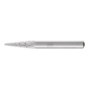 PFERD TOOLS HSS Frässtift Spitzkegelform G Ø 06x18 mm Schaft-Ø 6 mm Z 3 universal mittel fein Spanbrecher-1