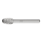 PFERD TOOLS HSS Frässtift Tropfenform O Ø 10x16 mm Schaft-Ø 6 mm Z 3 universal mittel fein Spanbrecher