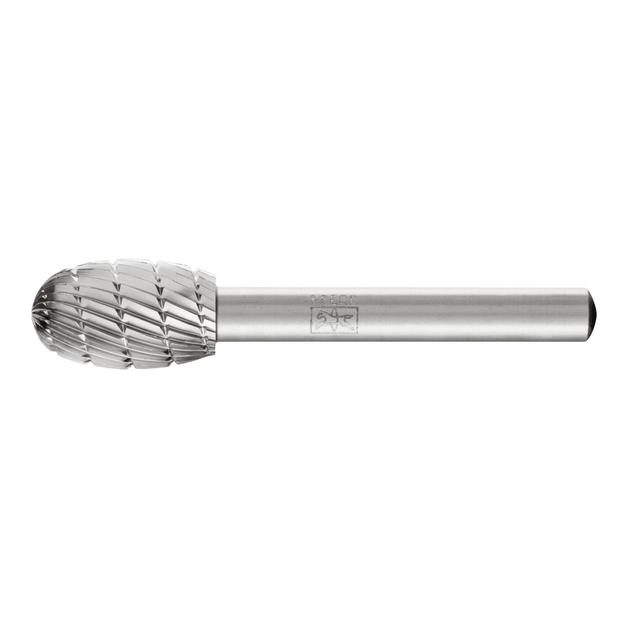 PFERD TOOLS HSS Frässtift Tropfenform O Ø 12x20mm Schaft-Ø 6 mm Z 3 universal mittel fein Spanbrecher