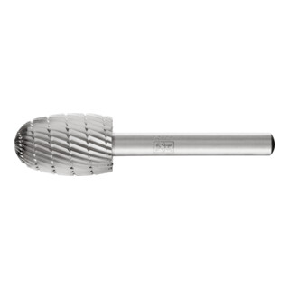 PFERD TOOLS HSS Frässtift Tropfenform O Ø 16x25 mm Schaft-Ø 6 mm Z 3 universal mittel fein Spanbrecher