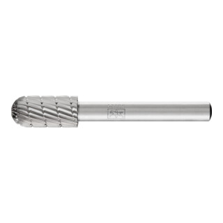 PFERD TOOLS HSS Frässtift Walzenrundform C Ø 10x20mm Schaft-Ø 6 mm Z 3 universal mittel fein Spanbrecher