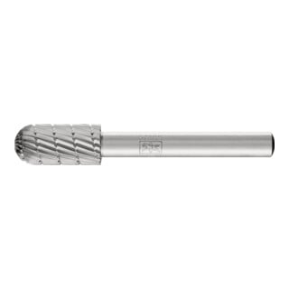 PFERD TOOLS HSS Frässtift Walzenrundform C Ø 10x20mm Schaft-Ø 6 mm Z 3 universal mittel fein Spanbrecher