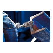 PFERD TOOLS HSS Frässtift Walzenrundform C Ø 12x25 mm Schaft-Ø 6 mm Z 3 universal mittel fein Spanbrecher-4