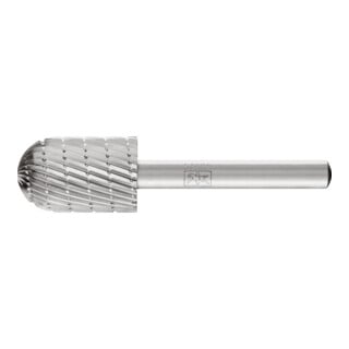 PFERD TOOLS HSS Frässtift Walzenrundform C Ø 16x25 mm Schaft-Ø 6 mm Z 3 universal mittel fein Spanbrecher