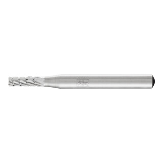 PFERD TOOLS HSS Frässtift Zylinderform stirn A-ST Ø 04x13mm Schaft-Ø 6mm Z 3 universal mittel fein Spanbrecher