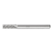PFERD TOOLS HSS Frässtift Zylinderform stirn A-ST Ø 06x16mm Schaft-Ø 6mm Z 3 universal mittel fein Spanbrecher