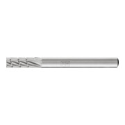 PFERD TOOLS HSS Frässtift Zylinderform stirn A-ST Ø 06x16mm Schaft-Ø 6mm Z 3 universal mittel fein Spanbrecher