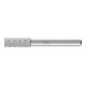 PFERD TOOLS HSS Frässtift Zylinderform stirn A-ST Ø 08x20mm Schaft-Ø 6mm Z 3 universal mittel fein Spanbrecher-1