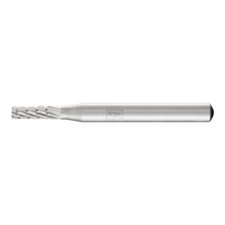 PFERD TOOLS HSS Frässtift Zylinderform stirn A-ST Ø 04x13mm Schaft-Ø 6mm Z 3 universal mittel fein Spanbrecher