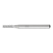 PFERD TOOLS HSS Frässtift Zylinderform stirn A-ST Ø 04x13mm Schaft-Ø 6mm Z 3 universal mittel fein Spanbrecher-1