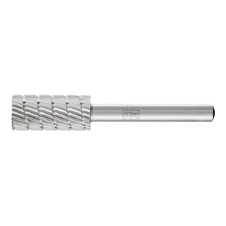 PFERD TOOLS HSS Frässtift Zylinderform stirn A-ST Ø 12x25mm Schaft-Ø 6mm Z 3 universal mittel fein Spanbrecher