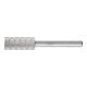 PFERD TOOLS HSS Frässtift Zylinderform stirn A-ST Ø 12x25mm Schaft-Ø 6mm Z 3 universal mittel fein Spanbrecher