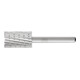 PFERD TOOLS HSS Frässtift Zylinderform stirn A-ST Ø 16x25mm Schaft-Ø 6mm Z 2 universal mittel Spanbrecher