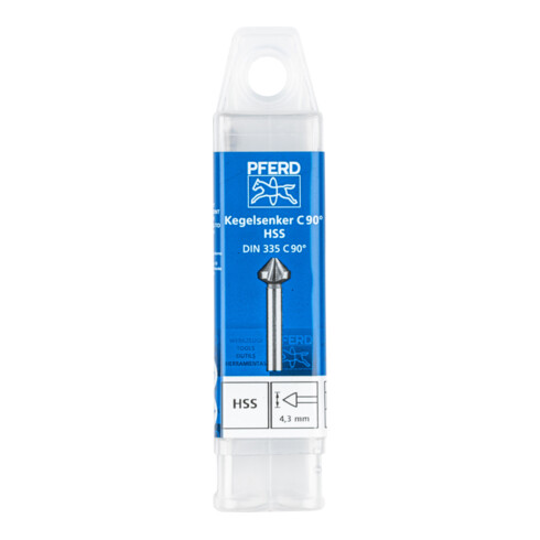 PFERD Kegelsenker HSS DIN 335 C90 Grad, Außendurchmesser 8,3 mm HSS