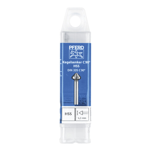 PFERD Kegelsenker HSS DIN 335 C90 Grad, Außendurchmesser 8,3 mm HSS