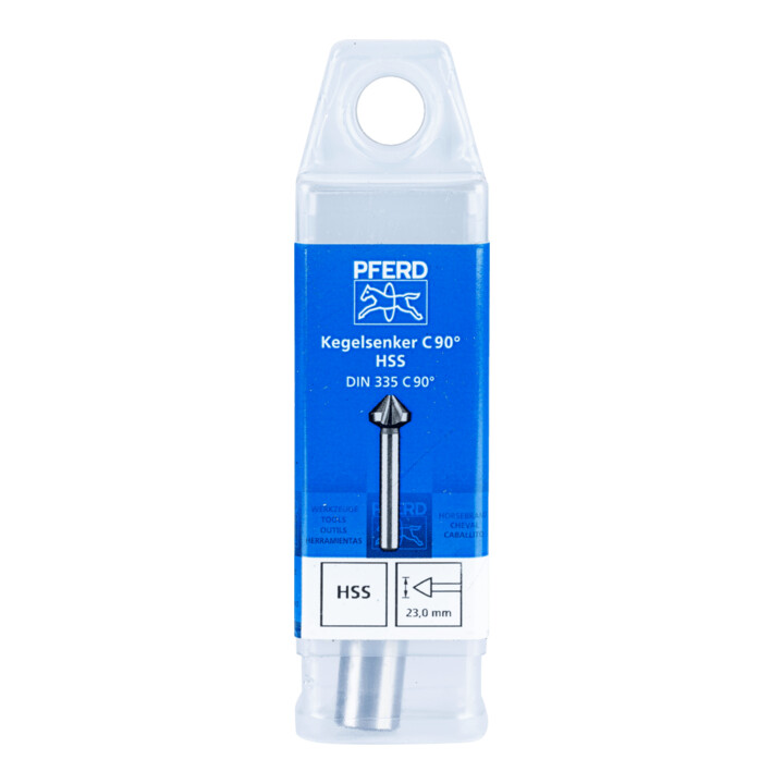 PFERD TOOLS HSS Kegel-und Entgratsenker 90° Ø 23 mm Schaft-Ø 10mm DIN 335 C