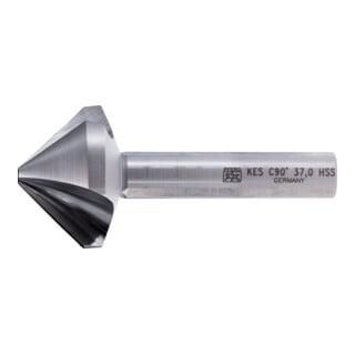 PFERD TOOLS HSS Kegel-und Entgratsenker 90° Ø 37 mm Schaft-Ø 12 mm DIN 335 C 3-Flächenschaft