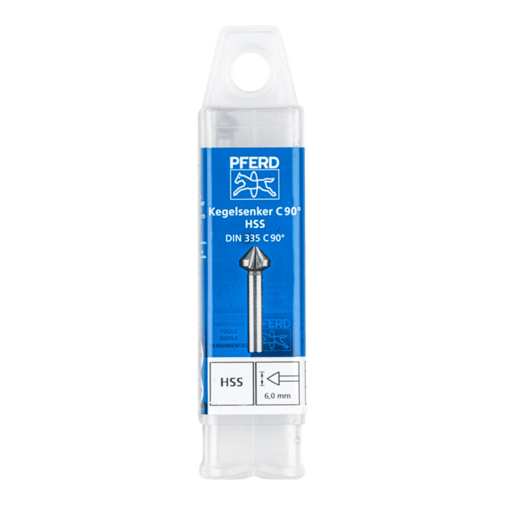 PFERD TOOLS HSS Kegel-und Entgratsenker 90° Ø 6 mm Schaft-Ø 5 mm DIN 335 C