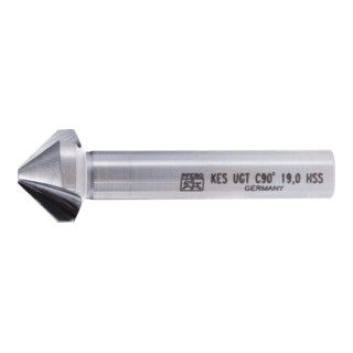 PFERD TOOLS HSS Kegel-und Entgratsenker UGT 90° Ø 19 mm Schaft-Ø 10 mm DIN 335 C mit Ungleichteilung