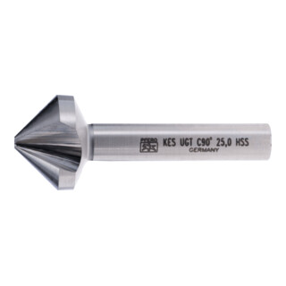 PFERD TOOLS HSS Kegel-und Entgratsenker UGT 90° Ø 25 mm Schaft-Ø 10 mm DIN 335 C mit Ungleichteilung