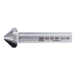 PFERD TOOLS HSS Kegel-und Entgratsenker UGT 90° Ø 19 mm Schaft-Ø 10 mm DIN 335 C mit Ungleichteilung