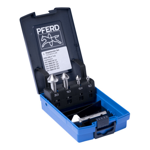 PFERD TOOLS HSS-Kegelsenker-Set 5-tlg. DIN 335 C 90°