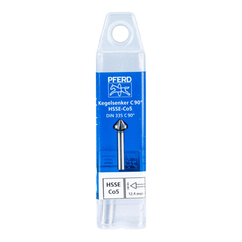 PFERD TOOLS HSSE Co5 Kegel-und Entgratsenker 90° Ø 12,4 mm Schaft-Ø 8 mm DIN 335 C