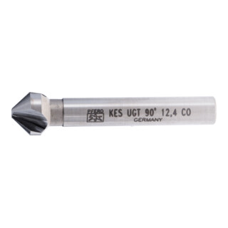 PFERD TOOLS HSSE Co5 Kegel-und Entgratsenker 90° Ø 12,4 mm Schaft-Ø 8 mm DIN 335 C mit Ungleichteilung